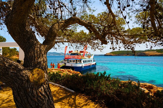 Ibiza Beach Hopping Cruise with Paddleboards, Drinks and Food 6h - The boat itself: room to move, waterslides, and a glass-bottom perk