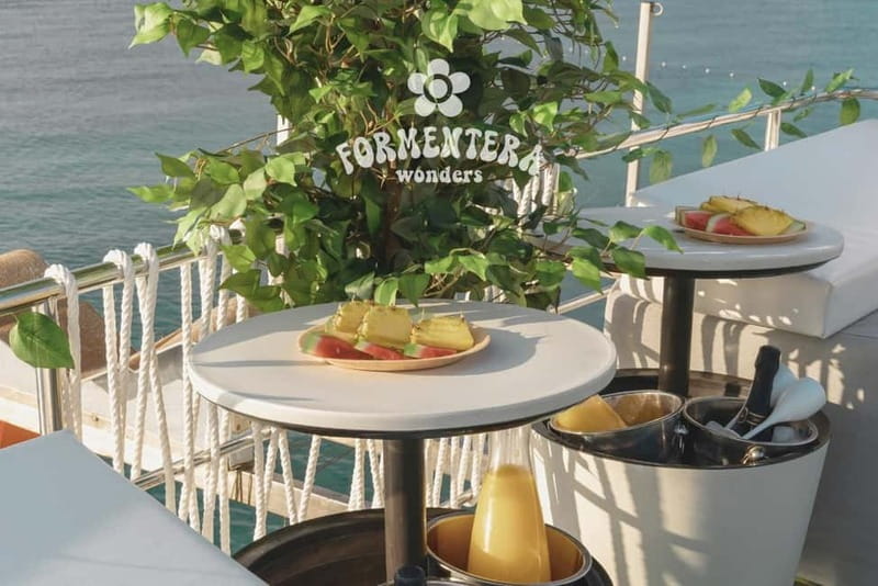 Ibiza: Formentera Cruise w/Breakfast, Paella, and Open Bar - Sunset near Es Vedrà: June special, other months your call