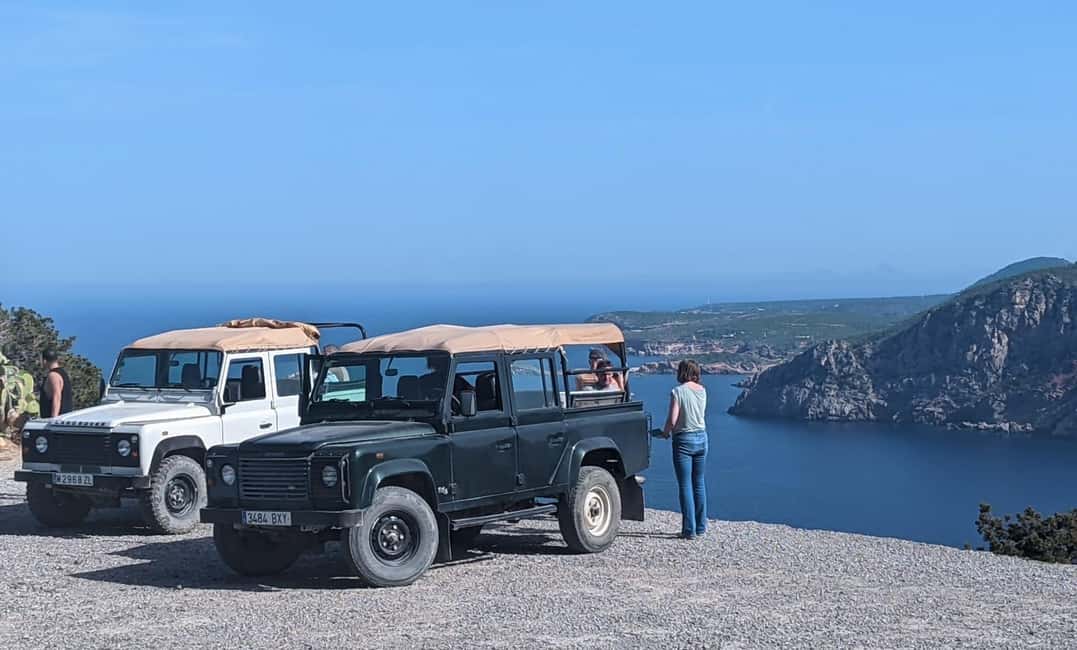 Ibiza: Jeep Safari Island Exploration - Beach break and swimming in the Mediterranean