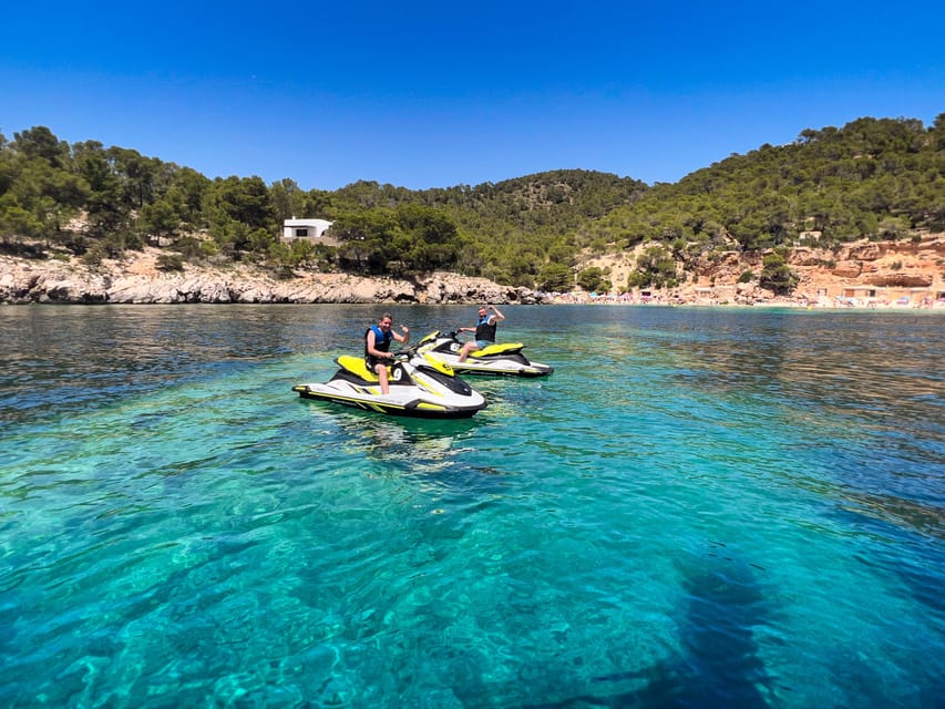 Ibiza Jet Ski Tour: San Antonio to Cala Salada - No License - Getting on the water: meeting point, briefing, and timing