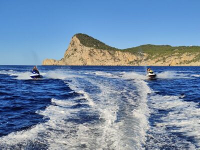 Ibiza Jet Ski Tour: San Antonio to Cala Salada - No License - The Yamaha VX Waverunner + the no-license setup
