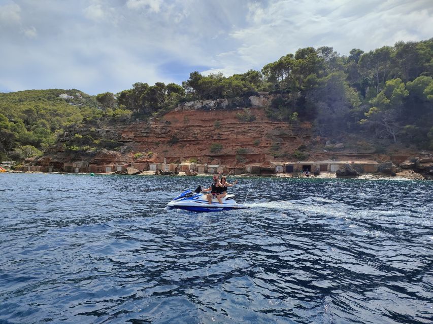 Ibiza Jet Ski Tour: San Antonio to Cala Salada - No License - Cala Salada and Cala Saladeta: what it looks like from the sea