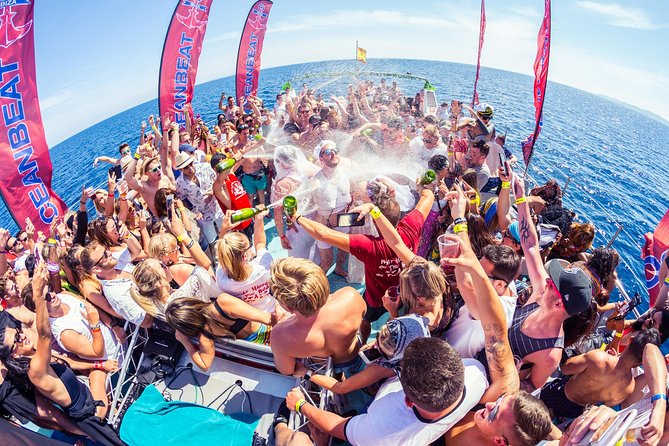 Ibiza Ocean Club Boat Party with 3 Hours Premium Drinks and DJ - Getting on board at Vanilla Beach Ibiza (and avoiding chaos)