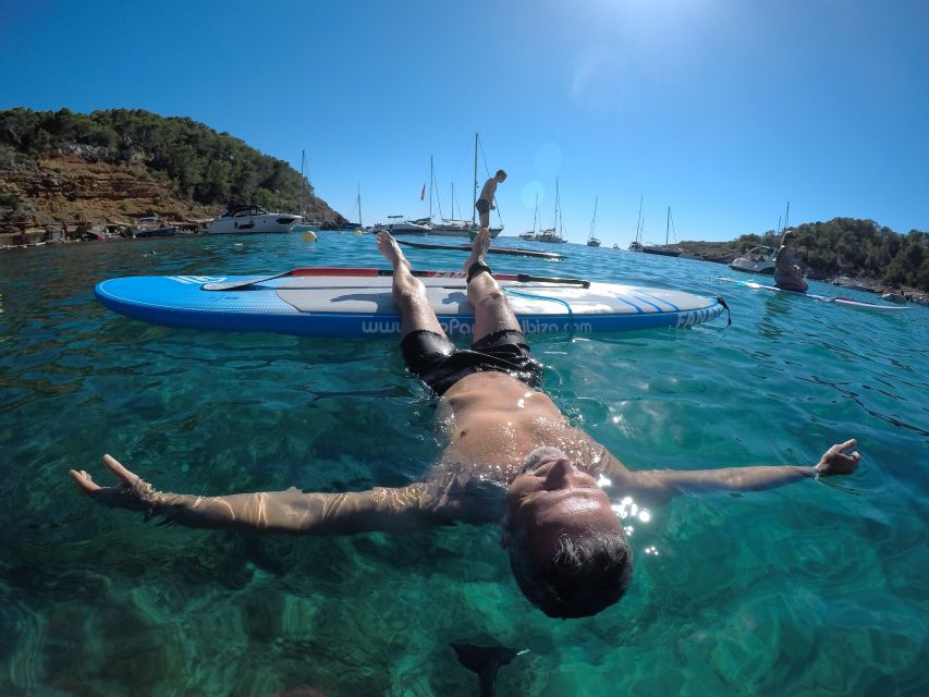 Ibiza: Paddlesurf and Snorkeling Boat Trip - Sant Antoni de Portmany Coast: Scenic Views and Cave Stories