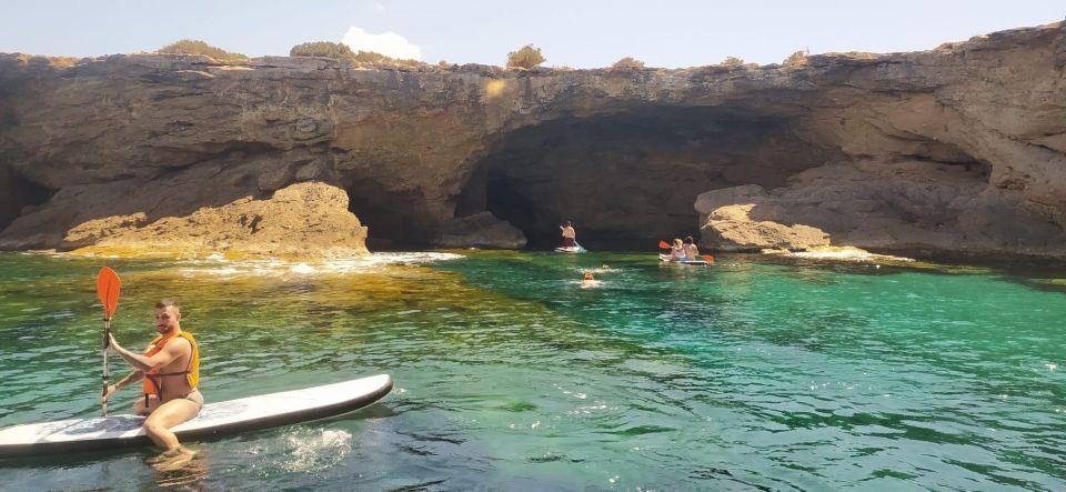 Ibiza: Sea Caves & Coves Snorkeling Paddle Boarding Tour - Drinks, Fruit, Music, and Deck Time: The Pace That Works