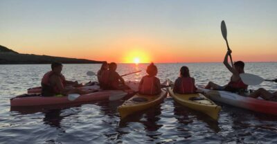 Ibiza: Sea Kayaking at Sunset and Sea Caves Tour - Portinatx meeting point: gear up fast, then get moving
