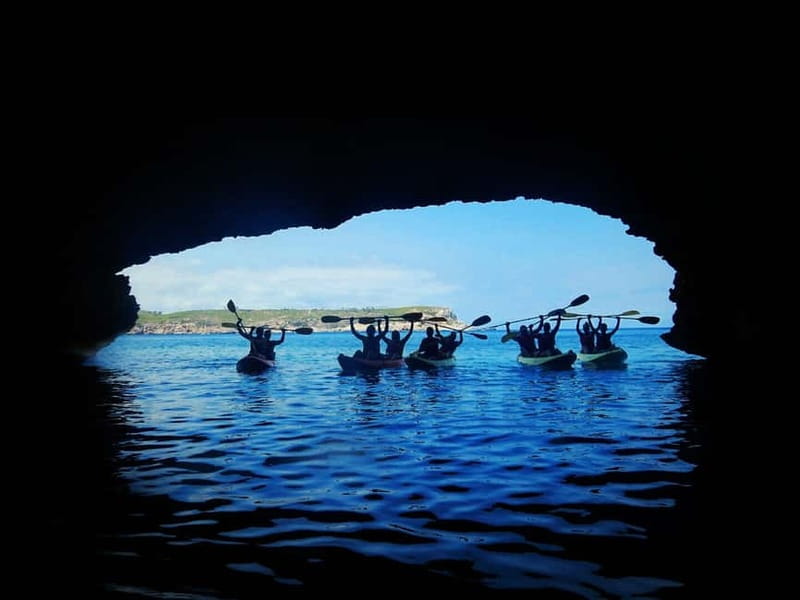 Ibiza: Xarraca Bay Guided Kayaking Tour - Cala Xuclar cave exploration: snack break and a change of mood
