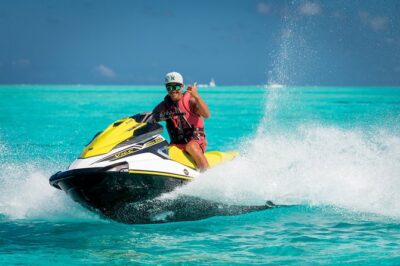 Island jet tour - Matira Beach start: white sand, safety briefing, and your first ride line