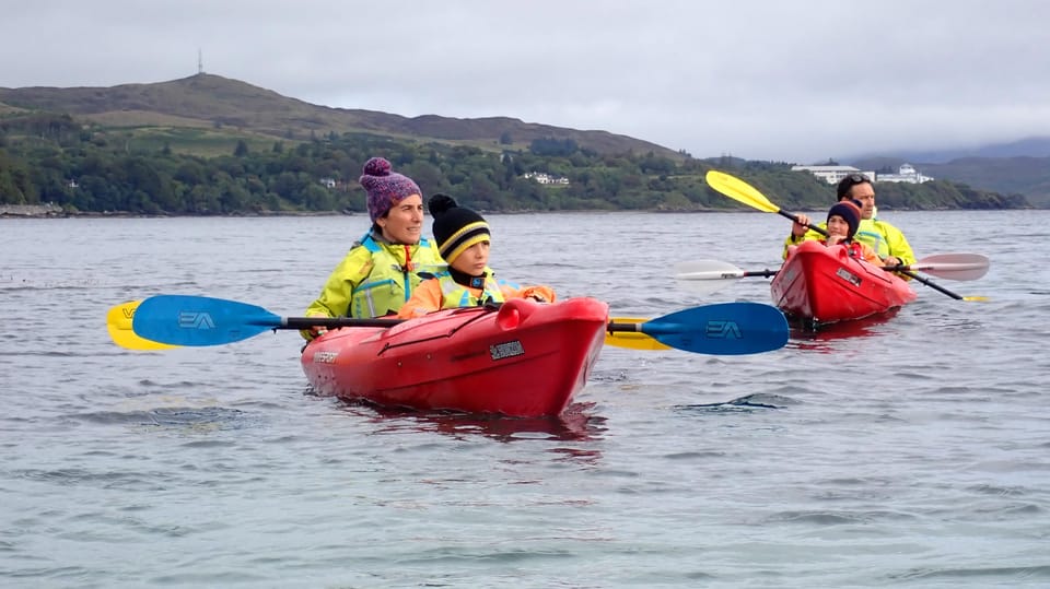 Isle of Skye : Taste of Scotland Kayak Tour - The double kayak experience: shared effort, better balance