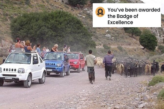 Jeep Safari 4x4 Crete real off road mountain tracks with Lunch from Hersonissos - Key highlights worth marking on your map
