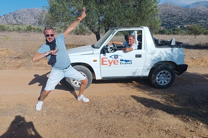 Jeep Safari 4x4 Crete real off road mountain tracks with Lunch from Hersonissos - Pickup windows from Hersonissos (and why they matter)