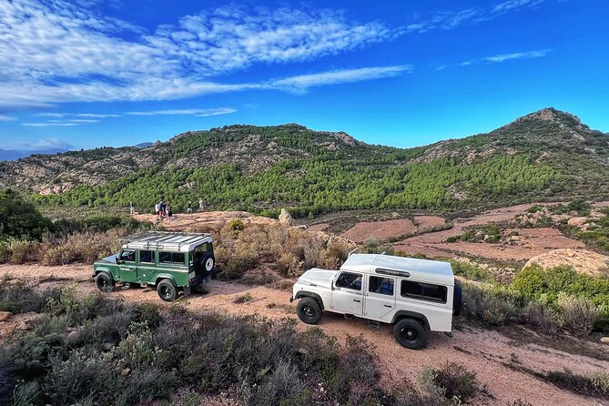 Jeep tour Between Land & Sea - Orosei & Capo comino - Stop 1: Sos Alinos off-road viewpoint (the view comes early)