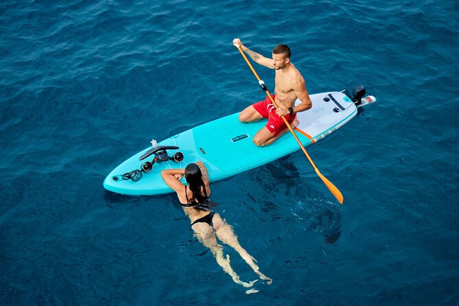 Jet Boat Excursion in South West Coast of Mallorca - Portal Vells: Snorkel, SuBlue Sea Scooters, and Paddle Boarding