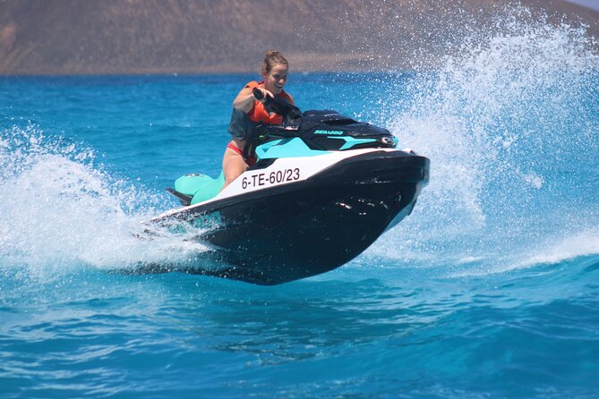 Jet Ski Activity to Lobos Island from Corralejo - Flora, Fauna, and Nature Spotting From the Water