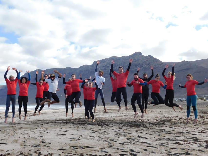 Kalufa Surf school in Caleta de Famara, Lanzarote - What Happens Before You Paddle: Warm-Up and a 30-Minute Rules Lesson