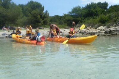 Kayak Rental Menorca - Following the coast into the Natural Reserve of Northern Menorca
