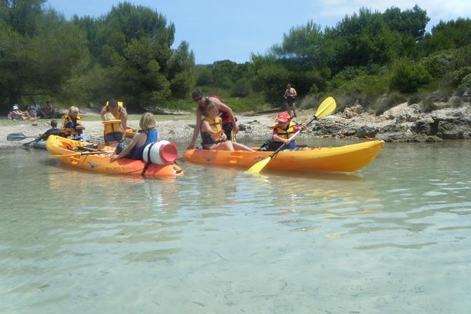 Kayak Rental Menorca - Following the coast into the Natural Reserve of Northern Menorca