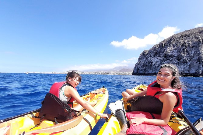 Kayak Safari with Dolphin and Turtle Watching in Guaza - The Cave of Palmar Stop: Cliff Views From a Kayak