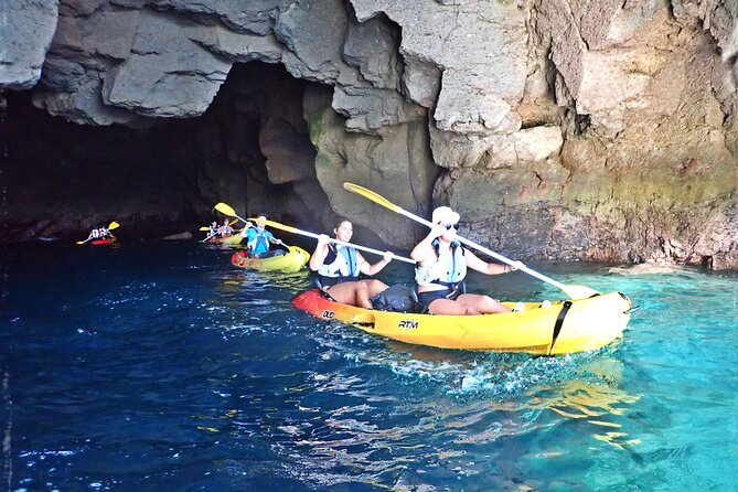 Kayak & Snorkeling Tour in Caves in Mogan - Snorkeling stop on a quieter beach: more than just a photo break