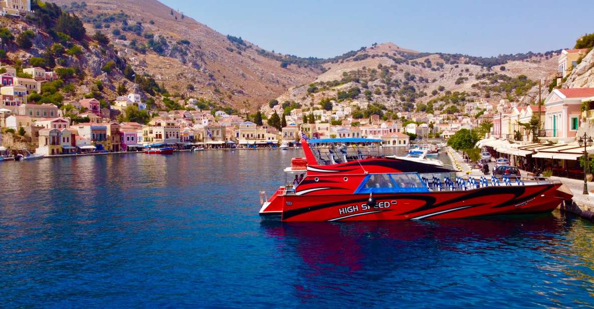 Kiotari, Lardos, Pefkos, & Lindos: Speedboat to Symi Island - Pickup in Kiotari and Lardos: Know Your Beach Stop and Your Day