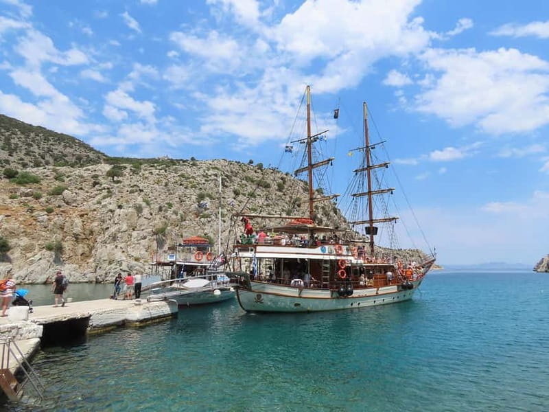 Kos: 3-Island Cruise with Lunch and Hotel Transfer - Key points at a glance