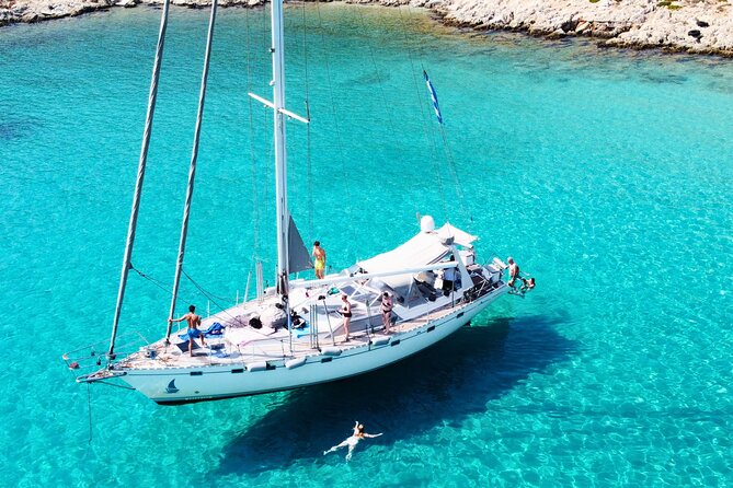 Kos: Small Group Full-Day Sailing with Meal, Drinks, & Swim - Key highlights at a glance