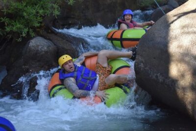 La Leona Waterfall Hike and River Tubing - River tubing for about 90 minutes: gear on, go with the flow