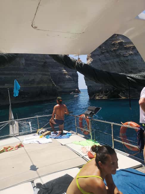 Lampedusa: Yacht excursion, swimming stops and typical lunch - Cala Pulcino: Short Stop, Good Odds for Water Time