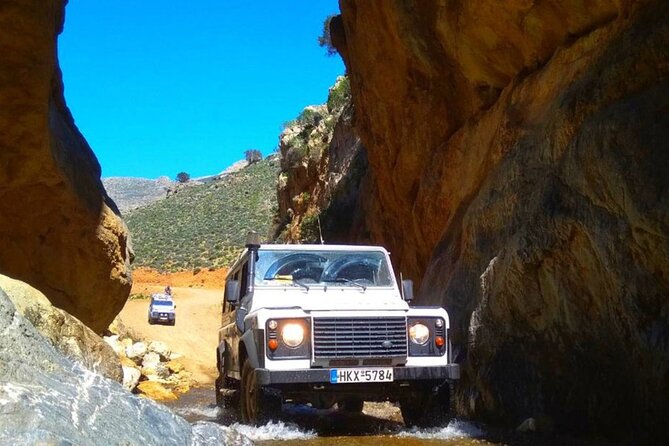 Land Rover Safari: Tripitis Gorge and Beach, South Crete - Mount Juktas: the first big viewpoint stop (and no tickets)