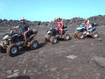 Lanzarote: 2 hours quad tour - The first stretch: heading toward the seacoast for ocean views