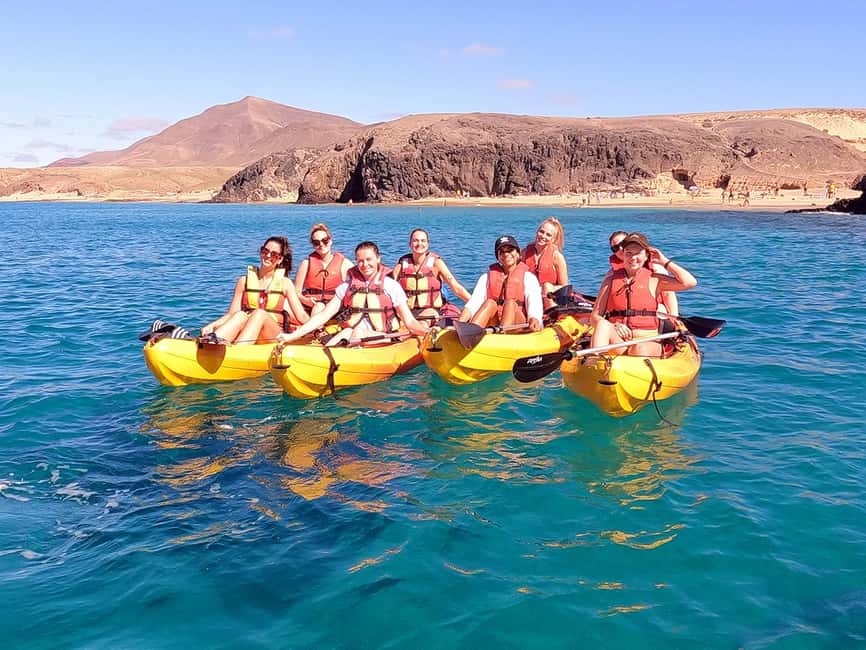 Lanzarote: Kayak and Snorkelling at Papagayo Beach - The Kayak Route: Coastal Stops, Photo Moments, and Cliffs Up Close