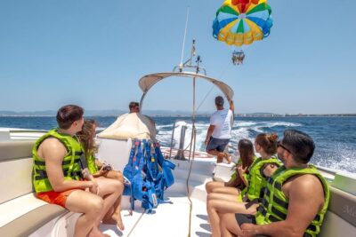 Lanzarote: Parasailing Adventure in Puerto del Carmen - Meeting H2O Sports Lanzarote: Pickup, Pier, and Getting Geared Up