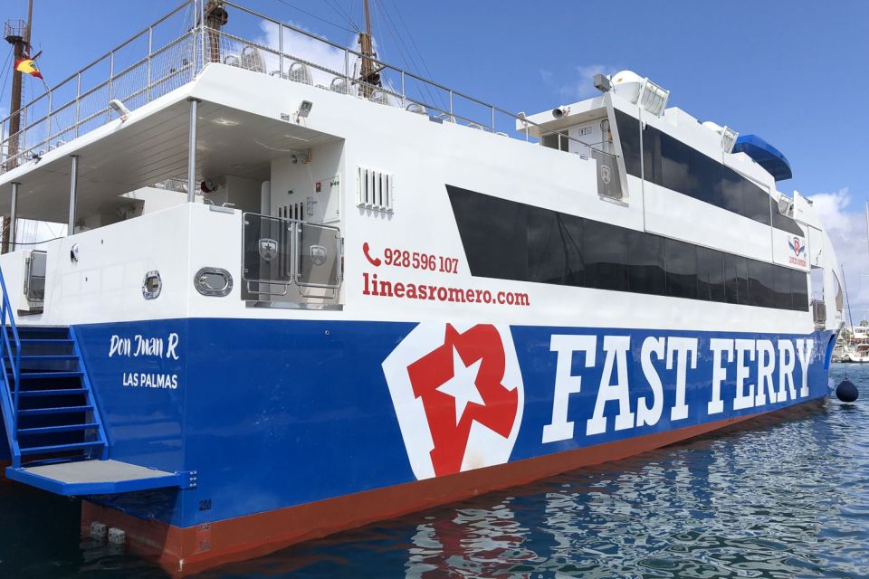 Lanzarote: Return or 1-Way Ferry to Fuerteventura with Wifi - Playa Blanca Boarding: Direct, Fast, and Worth Preparing for