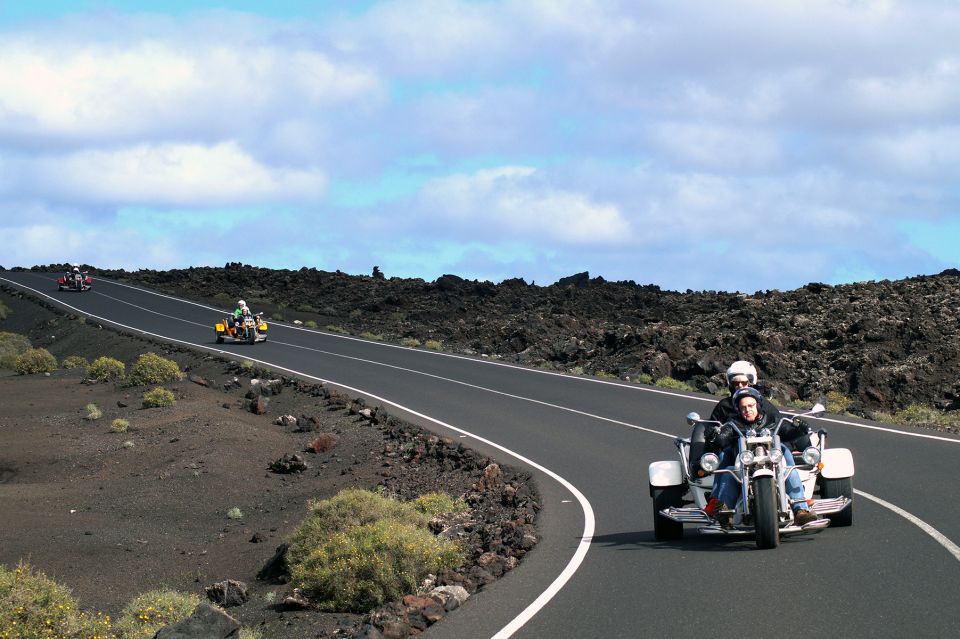 Lanzarote: three wheeler trike tour for three people - Famara and Soo sands, then La Santa: coast views without the bus fatigue