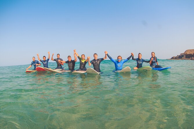 Learn to surf on the endless beaches in southern Fuerteventura - What your body should be ready for (and what wind might do)
