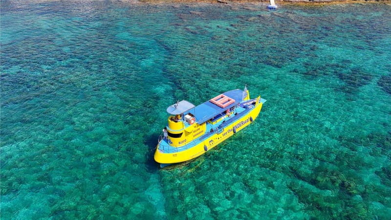 Lindos: Submarine Cruise with Swimming Stop at Navarone Bay - The Navarone’s Bay swimming stop: crystal-clear water, 30 minutes
