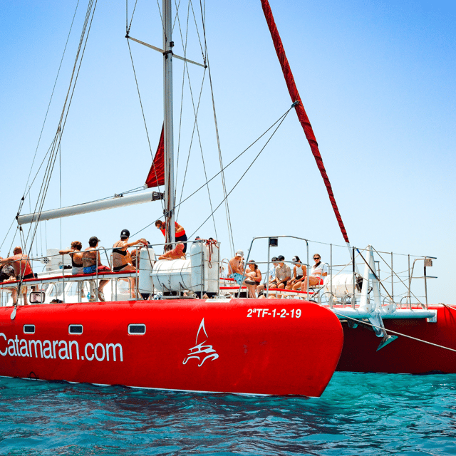 Lobos Island: 4-Hour Catamaran Trip with Lunch - Lunch on board: paella plus unlimited cold drinks