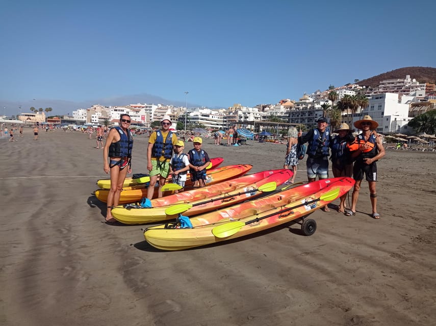 Los Cristianos: Kayak & Snorkel Tour with turtles and photos included - From Los Cristianos out to the fish farms: kayaking that actually has a point