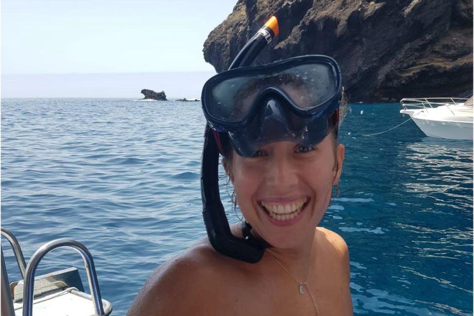 Los Gigantes to Teno: Boat trip with snorkeling & drinks - Snorkeling in open water: gear provided, time limited, conditions matter