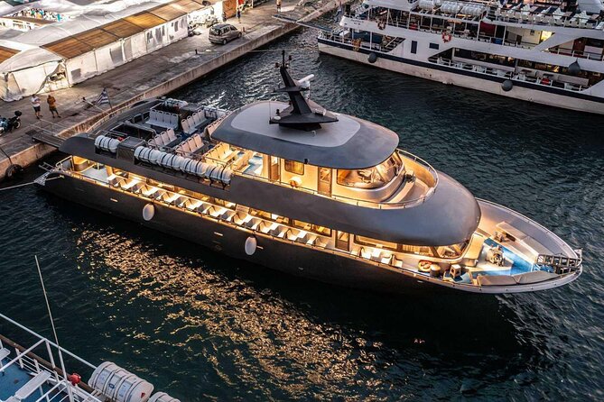Luxury Boat Trip to Symi Island with Swimming at St. George Bay - Group size up to 220: coordinated, not private