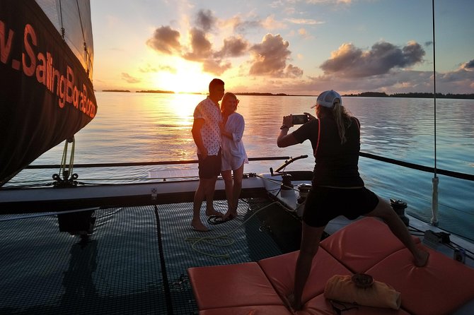LUXURY Catamaran Bora Bora : The Sunset Escape - Hotel Dock to Catamaran Deck: Your Easy Start