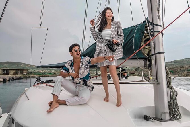 Luxury Catamaran Semi private cruise with meals & drinks and transportation. - Rhenia swimming and snorkeling: the moment the day turns from sights to play