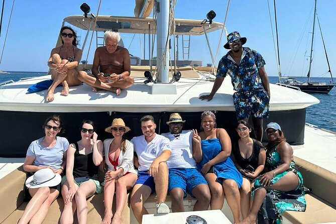 Luxury Santorini Catamaran Cruise: Lunch, BBQ, Drinks, Transfers - Mesa Pigadia Beach (1 Hour): Swim and Snorkel in the Southern Sea