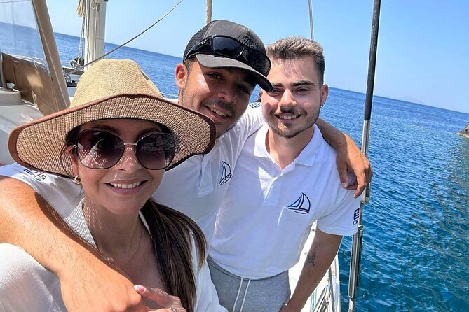 Luxury Santorini Catamaran Cruise: Lunch, BBQ, Drinks, Transfers - Drinks and the Onboard Atmosphere (Including Music and Friendly Crew)