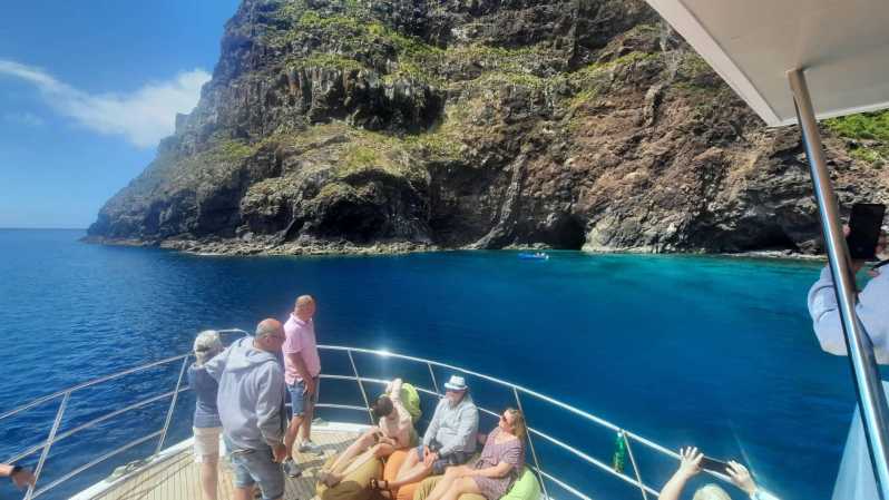 Madeira: Boat Trip with Lunch, Drinks, and Hotel Transfer - The Swim and Snorkel Stop in Clear Water