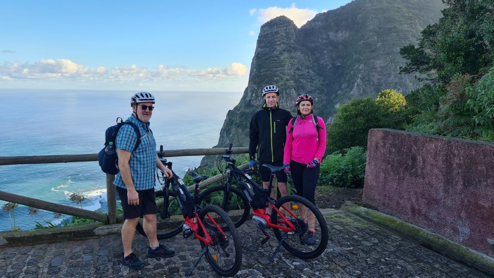 Madeira: Guided E-bike Tour of the North Coast - Meeting in Boaventura and Getting Comfortable on the E-Bikes