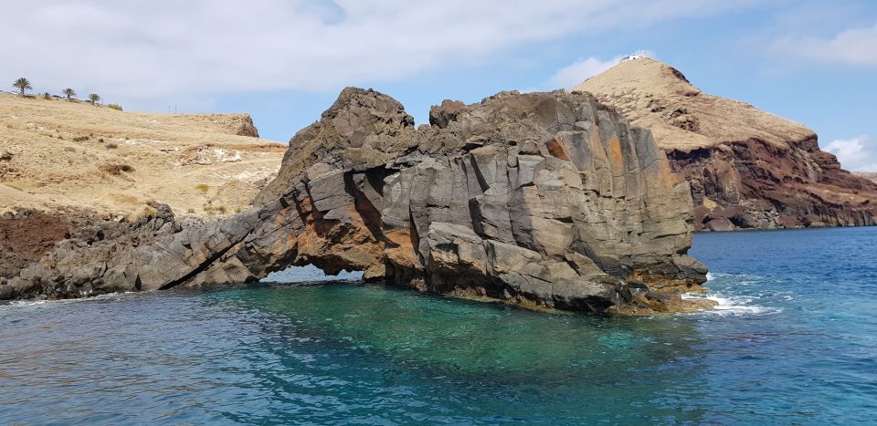 Madeira: Ponta de São Lourenço Lighthouse Boat Tour - Casa do Sardinha and the natural water source you can actually pass