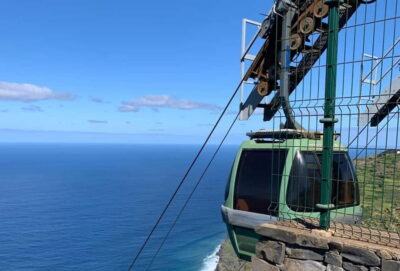Madeira: Westside Achadas Cruz, Moniz, Seixal and Fanal - Achadas da Cruz Cable Car: the 600 m cliff views