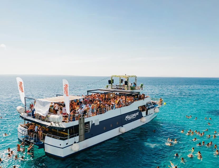 Mallorca: Boat Party with Live DJs, Lunch, & Nightclub Entry - Where You Meet and How the 3-Hour Flow Works