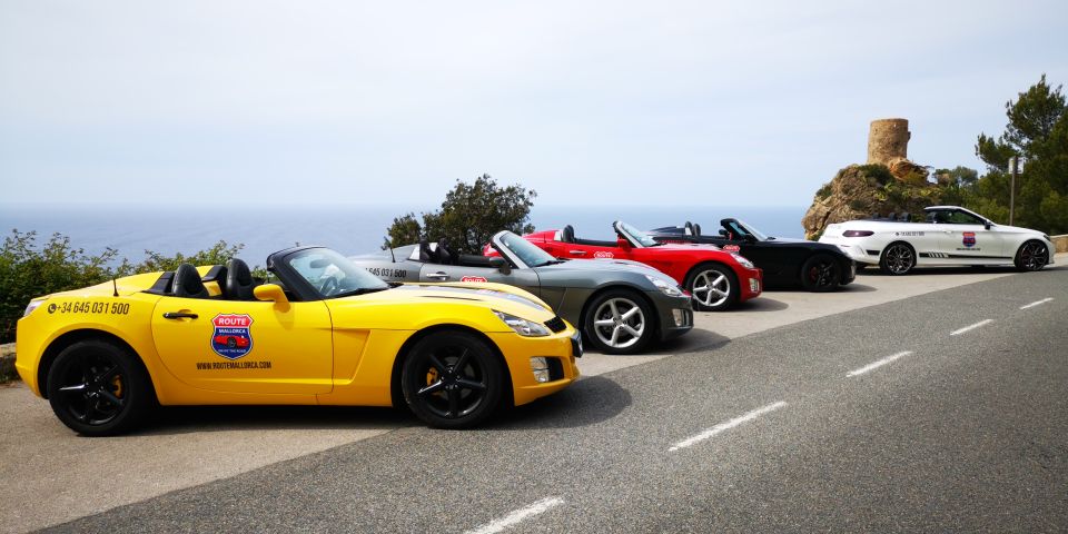 Mallorca: Cabrio Sports Car Tour - Serra de Tramuntana Driving: Banyalbufar, Estellencs, and the Ricardo Roca Viewpoint